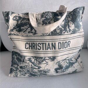 Dior Dioriviera perfumes canvas tote bag